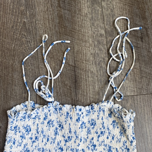 Reformation Blue Floral Midi Dress - Picture 12 of 12